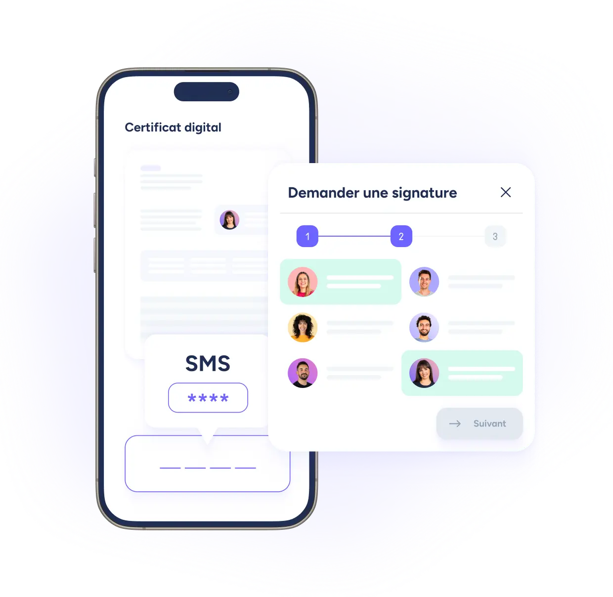 Contrôle total du processus de signature depuis les RH